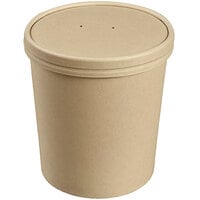 Solia 11.8 oz. Natural Bamboo Fiber Cup with PLA Lamination - 500/Case