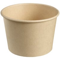Solia 12 oz. Natural Bamboo Fiber Cup with PLA Lamination - 1000/Case