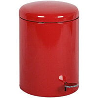 Witt Industries 2240RD Red Steel 4 Gallon Medical Step Can with Steel Liner