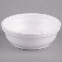 Dart 6B20 6 oz. Insulated White Foam Container - 1000/Case