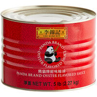 Lee Kum Kee Panda Brand Oyster Flavored Sauce 5 lb. Can - 6/Case