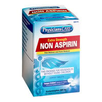 PhysiciansCare 90016-004 Extra Strength Non-Aspirin Acetaminophen Tablets - 100/Box