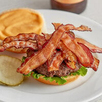 Swift Fully Cooked Thick Bacon Slices - 240/Case