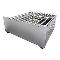 Chef Master 90217 7 3/16 inch x 14 1/2 inch x 12 inch Stainless Steel Butane Stove Cover