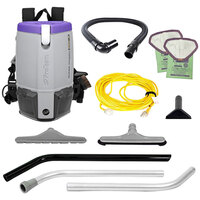 ProTeam 107467 Super Coach Pro 6 Qt. Backpack Vacuum with 107466 Remediation Kit - 120V