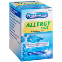 PhysiciansCare 90091 Allergy Plus Multi-Symptom Relief Tablets - 100/Box