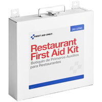 First Aid Only 260-U/FAO 75-Person Restaurant First Aid Kit with Metal Case