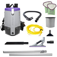 ProTeam 107533 Super Coach Pro 6 Qt. Backpack Vacuum with 107530 ProBlade Carpet Kit - 120V
