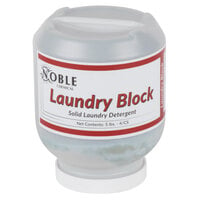 5 lb. Noble Chemical Laundry Block Solid Laundry Detergent - 4/Case