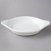 Tuxton BWN-0902 9 oz. White Round China Shirred Egg Dish - 12/Case