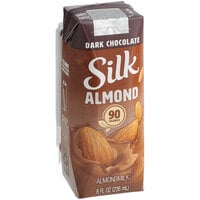 Silk Dark Chocolate Almond Milk 8 fl. oz. - 18/Case
