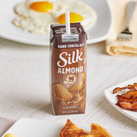 Silk Dark Chocolate Almond Milk 8 fl. oz. - 18/Case