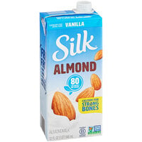 Silk Vanilla Almond Milk 32 fl. oz. - 6/Case