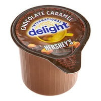 International Delight HERSHEY'S Chocolate Caramel Single Serve Non-Dairy Creamer - 288/Case