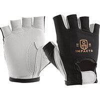 Impacto Pearl Leather Half Finger Gloves - Unisex