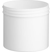 12 oz. White Regular Wall Polypropylene Customizable Jar - 112/Case