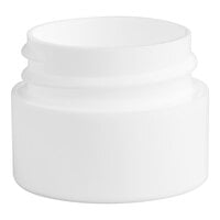1/4 oz. White Double Wall Polypropylene Jar - 1675/Case