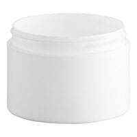 8 oz. White Double Wall Plastic Jar - 245/Case