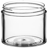 4 oz. Clear Thick Wall Plastic Jar - 180/Case
