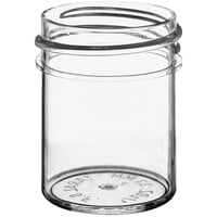 1/2 oz. Clear Regular Wall Polystyrene Jar - 1488/Case