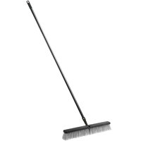 Lavex Janitorial 24" Push Broom with 60" Metal Handle