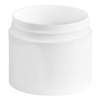 2 oz. White Thick Wall Plastic Jar - 392/Case