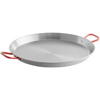 Vigor 24" Polished Carbon Steel Paella Pan