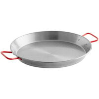 Vigor 14" Polished Carbon Steel Paella Pan