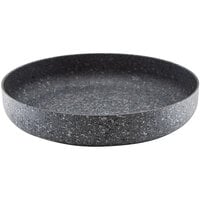 EcoBurner Large Round Powder-Coated Speckled Aluminum Dish for EcoServe Round by Eastern Tabletop