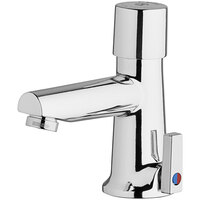 Chicago Faucets 3502-E2805ABCP Deck-Mounted Single-Hole Metering Faucet with User-Adjustable Temperature Control Mixer