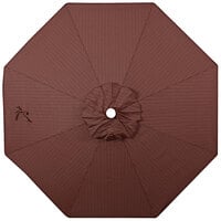 California Umbrella 9' Ridge Adobe Olefin Replacement Canopy