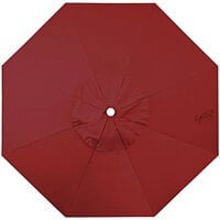 California Umbrella 9' Jockey Red Pacifica Replacement Canopy