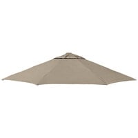 California Umbrella 9' Taupe Sunbrella 1A Replacement Canopy