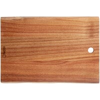 Acopa 14 inch x 9 1/2 inch Live Edge Acacia Wood Serving Board