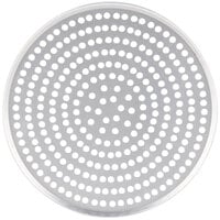 American Metalcraft SPA2016 16 inch x 1/2 inch Super Perforated Standard Weight Aluminum Tapered / Nesting Pizza Pan