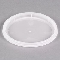 Pactiv/Newspring 8 oz. Translucent Round Deli Container Lid- 60/Pack - 60/Pack