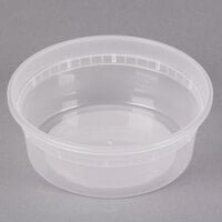 Pactiv/Newspring 8 oz. Translucent Round Deli Container - 480/Case