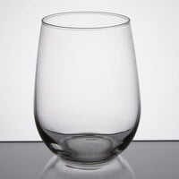 Libbey Stemless 12-Piece Wine Glass Party Set for Red and White Wines