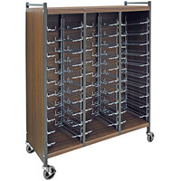 Omnimed Omnicart Woodgrain 30-Binder Flat-Storage Closed Cart 264563-WG