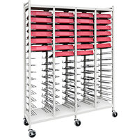 Omnimed Omnicart Beige 60-Binder Flat Storage Open Cart 264560-BG