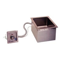 Wells 5P-HSW6D Half Size 1 Pan Drop-In Hot Food Well with Drain and Wellslok - Top Mount, Thermostat Control, 208/240V