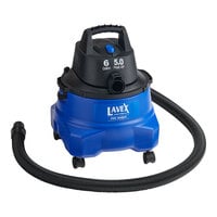 Lavex Janitorial Pro Series 6 Gallon 5 Peak HP Polypropylene Wet / Dry Vacuum with Tool Kit
