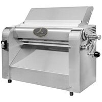 Arcobaleno ASC420 Lorenza 16 1/2" Countertop Dough Sheeter with 2 Dough Feed Openings - 120V, 1/2 hp