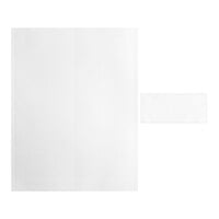 Regency Space Solutions 4" x 1 3/4" Adhesive Label Holder with Printable Insert Sheets - 25/Pack