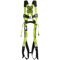 Honeywell Miller H500 XXL Industry Standard Green Full-Body Harness with Quick-Connect Buckles and Shoulder Pads H5ISP221003