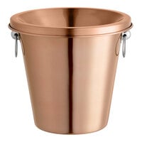 Acopa 4 Qt. Copper Smooth Stainless Steel Wine Tasting Spittoon