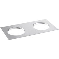 ServSense Flatware Cylinder Adapter Plate for Hotel Pan Organizer Stations