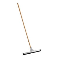 Carlisle 361201800 Flo-Pac 18 Black Straight Blade Rubber Squeegee with  Metal Frame