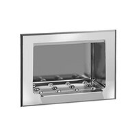 American Specialties, Inc. Stainless Steel Recessed Soap Dish with Bright Polished Finish 10-0400**
