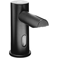 American Specialties, Inc. EZ Fill 10-0394-6-1AC-41 Stand-Alone Matte Black Liquid Foaming Soap Dispenser with Remote - AC Powered - 6/Pack